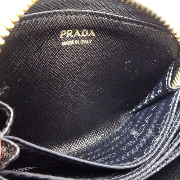 Prada Card Case Saffiano Black - Picture 6 of 6